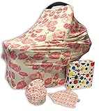 スタイルII授乳カバーセット – カーシートキャノピー、ショッピングカート、高椅子、ベビーカー& Carseat Cover for Boys & Girls – マルチ使用授乳カバー – 授乳カバー