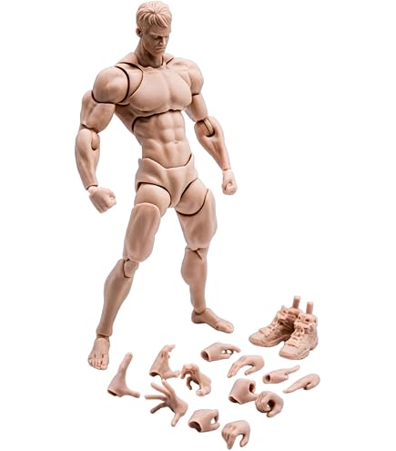 Amazon.co.jp: 【Tbmodel 】Wind toys 1/12 アクションフィギュア 筋肉
