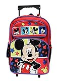 Disney's Mickey Mouse Color Portrait Full Size Rolling Backpack (16in) [並行輸入品]