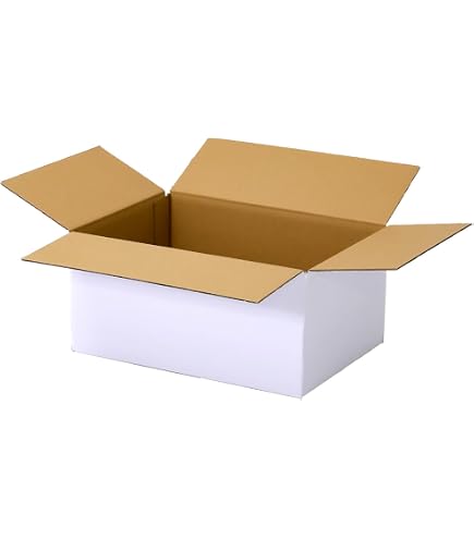 新品 業務用・フリマ 白段ボール 24×24×H13（組み立て時）34枚 Amazon.co.jp: 【セット販売】コーナン オリジナル 白ダンボール 幅K-1