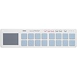 KORG 定番 USB MIDIコントローラー nanoPAD2 WH ホワイト ベロシティ対応 16パッド 音楽制作 DTM コンパクト設計で持ち運びに最適 すぐに始められるソフトウェアライセンス込み