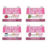 日清オイリオ ミニタス エネルギーゼリーお試し4種味比べセット（4種×9個入） いちご味、マスカット味、ヨーグルト味、りんご味 栄養補助食品 介護食 ゼリー