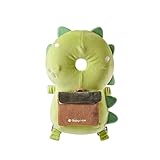 【bc babycare】 赤ちゃん 転倒防止 リュック ごっつん防止 頭ガード ヘッドガード 転倒防止クッション 頭 保護 ベビー 保護枕 軽量 通気 かわいい 低反発 (恐竜)