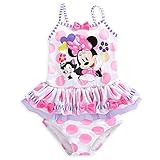 (ディズニー) Disney ミニーマウス ツーピース水着 セパレート フリルリボン/フィガロ (米国サイズ2 (90cm)) [並行輸入品]