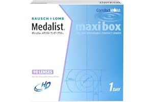 「Amazon」の売れ筋ランキング19位 - Bausch + Lomb ボシュロム メダリスト ワンデープラス マキシボックス 90枚入り 【BC】8.6【PWR】-3.00