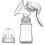Angelcare 手動さく乳器 搾乳器 PP 母乳実感 哺乳びん 直接授乳 握りやすく使いやすい（BPAフリー ）