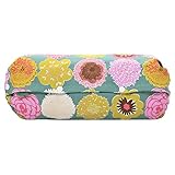 acortile 抱っこひも収納カバー 【裏生地ブラック】 リバーシブル Art緑背景フラワー 日本製 シッカリ生地 【90日保証付】