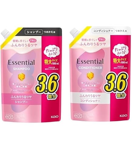 Amazon | エッセンシャル しっとりまとまる つめかえ用 シャンプー