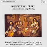 Pachelbel: Musicalische Ergetz