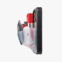 Ninja Labs ポケット付きiPhone16promaxケース 黒 Amazon.com: Ninja Labs Flex Pouch Phone Case (Stretches to