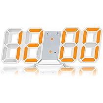 LUMITIME デジタル置時計 オレンジ 楽天市場】スタンダードスタイル リズム時計（カラーオレンジ