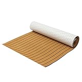 230Cm X 90Cm X 5Mm Eva Foam Faux Teak Sheet Boat Yacht Synthetic