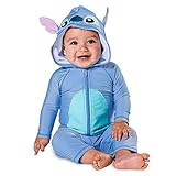 ディズニー (Disney) スティッチ ウェットスーツ 水着 ベビー フード付き UV リロ＆スティッチ (9-12M (70-80cm)) [並行輸入品]