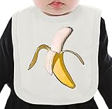 pixelate banana drama ネクタイを有する有機ビブ Medium