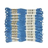 DMC 25番糸 刺繍糸 12束入 #3765 ブルー系 DMC25B