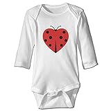 クール 男の子と女の子 テントウムシ ハート デザイン 子供服 カジュアル White Size 18 Months