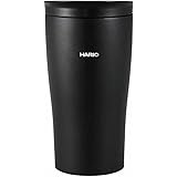 HARIO(ハリオ) タンブラー ブラック 300ml HARIO フタ付き保温タンブラー ステンレス プレゼント ギフト 贈り物 STF-300-B