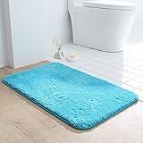 LRW 極細繊維ノンスリップバスマットバスルーム吸収マットマット ( Color : E , Size : 60*90cm )