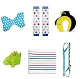 ラヴィギフト6点セットクッション ブルー マルチ ペンギン 恐竜C 腹巻ボーダー ホルダーGW lv-g04-09