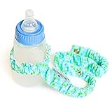 Dropper Stopper(ドロッパーストッパー) ドリンクホルダー アクアモザイク柄 おもちゃ 哺乳瓶 マグ お菓子入れ の落下防止