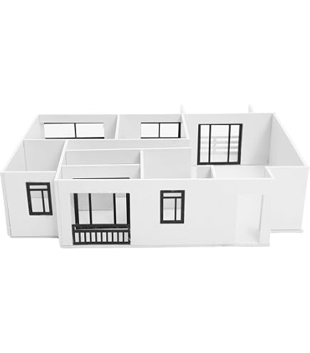 Amazon | テラダモケイ1/100建築模型用添景セットNo.1 住宅編（白
