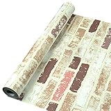 【 DIY 壁紙シール】北欧風 高品質 壁紙 はがせる レンガ はがせる壁紙 レンガ柄 ウォールステッカー 防水 粘着シートトイレ キッチン 補修 45cm*10M