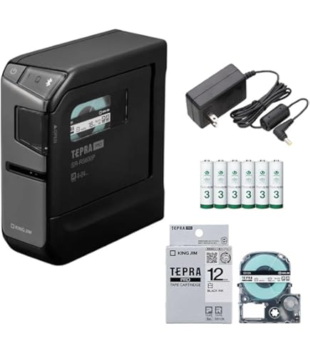 KING JIM TEPRA PRO SR-R5600P テプラプロ ブラック Amazon.co.jp: キングジム ラベルプリンター パソコン/スマホ専用