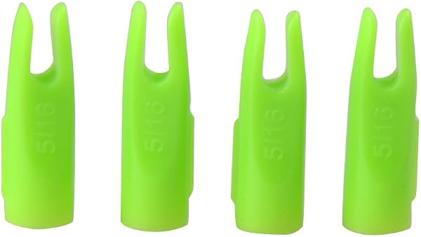SHARROW Arrow Knock for Archery Arrow Tail Arrow End Arrow Knock Archery Accessory for Arrows 0.3 inch (7 mm) Applicable 50 Pieces - 1