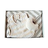 天衣無縫 スラブガーゼ バスタオル&スタイ とりセット グリーン