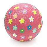 JOB-TOYS(ジョブトイズオリジナル)ナチュラルラバーボール flower 7in(約18cm)