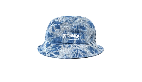 Bucket Hat Denim Magazine Logo 
