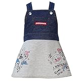 アンパンマンガール ニットデニム・裏毛 ジャンスカ 春物 ANPANMAN fpo-pa7494-9322 90cm ネイビー