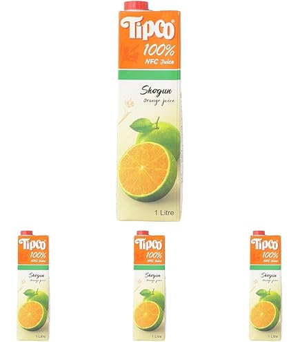 Amazon.co.jp: Tipco プレミアムオレンジ100％ストレートジュース1L×12