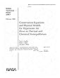 Conservation Equations and Physical Models for Hypersonic Air Flows in Thermal and Chemical Nonequilibrium