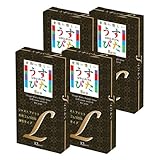 ジャパンメディカル うすぴた Rich(リッチ)コンドーム Lサイズ (12個入り) × 4個セット