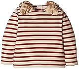 D.fesense リボン付きボーダーT レッド 90cm AP823413790