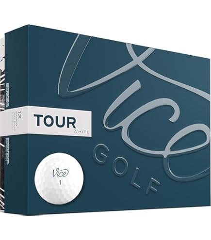 Amazon.co.jp: Vice Tour ゴルフボール (ジェネレーション1、ホワイト