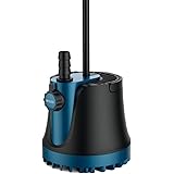 LNSTUDIO 水中ポンプ 底部入水式 循環ポンプ 吐出量3000L/H 最大揚程3M 水耕栽培ウォーターポンプ 水族館給水・排水ポンプ 静音設計 60W