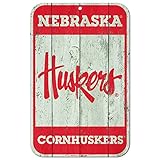 Nebraska Cornhuskers公式NCAA 11 " x 17 "フェンスプラスチック壁サイン11 x 17 by WinCraft 809124