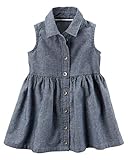 カーターズ Carter's ワンピース シャンブレー生地 Chambray Shirt Dress 9M (67-72cm)