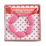 Mud Pie Pink Silicon Bead Teething Bracelet by Mud Pie