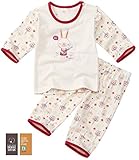 【あるこんたるこん】 オーガニックコットン ベビー キッズ ジュニア ルームウェア サリー 女の子 パジャマ 7分袖 ハーフパンツ (100)