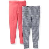Carter's(カーターズ) レギンス2枚組(パターンプリント/ピンク) 12M(9-12ヶ月) [並行輸入品] [Baby Product]