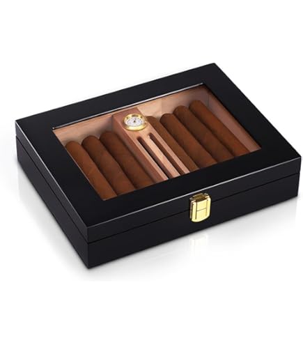 Amazon.co.jp: CIGARLOONG 葉巻ケース シガーヒュミドールシダーウッド