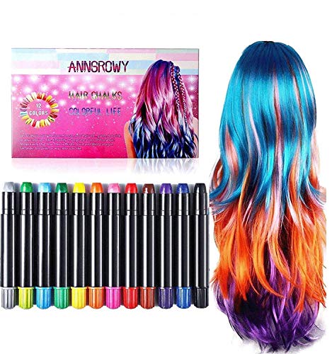 Hair Chalk For Kids Temporary Hair Chalks Colour Set Prime Hair