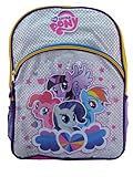 My Little Pony 16 Backpack Purple Rainbow Silver Sequins [並行輸入品]