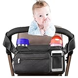 ハリエニシダStroller Organizer forスマートMoms、母のバッグプレミアムDeepカップホルダー、特大サイズストレージスペースfor iPhones & iPads、ウォレット、お