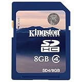 キングストンテクノロジー Kingston 8GB SDHC クラス4 フラッシュカード(2枚パック) SD4/8GB-2P 並行輸入品