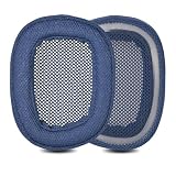 ZMHJY イヤーパッド イヤークッション for Logicool G433 G233 G-pro G533 G231 G331 ヘッドホン 交換用 パッド blue