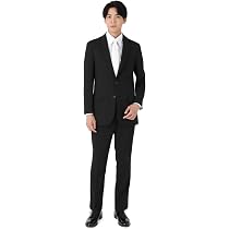 Amazon | [ヨウフクノアオヤマ] メンズ フォーマル 喪服 裾上げ済み